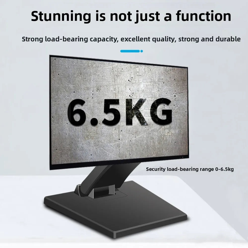 Desktop Base Desktop Monitor Holder Adjustable Portable Computer Monitor Stand Folding Thickening Computer Booster Stand School