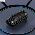 ABS Carbon Fiber Car Key Cases Cover Fob for Ford Fiesta Focus 2 C-Max Ecosport S-Max Fusion Mondeo Remote Control Case Keychain