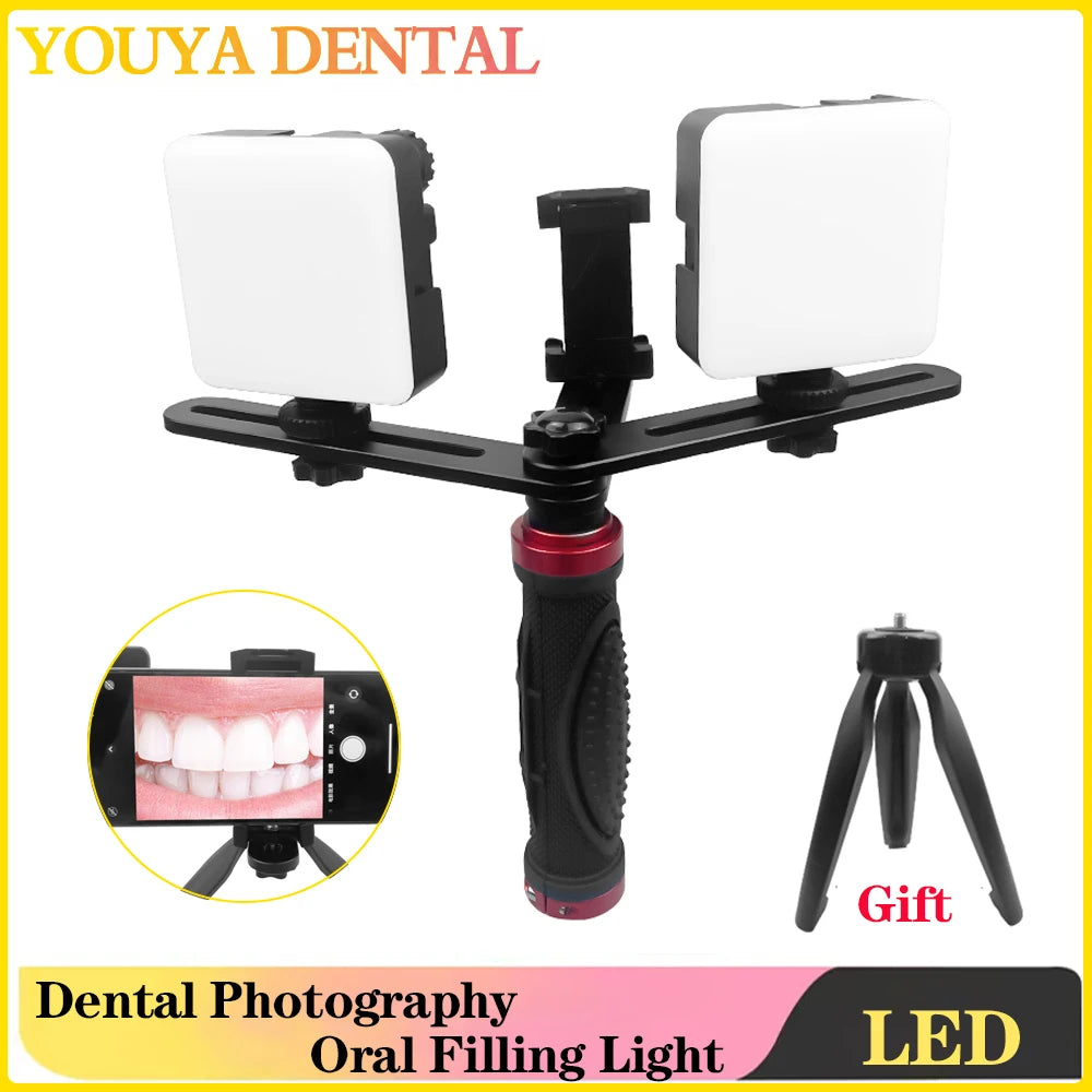 Dental Photography Equipment LED 2 In 1 Oral Filling Lamp Orthodontics Flash Light for Dentist Photo Fill Intraoral light