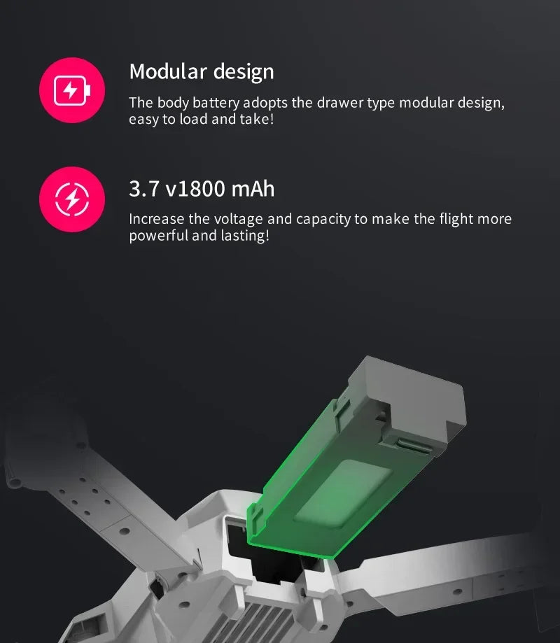 DWI D19 E88 Pro Drone 4K Professional HD RC Airplane Dual Camera Wide Angle Head Remote Quadcopter Toy Helicopter for Adults Kid