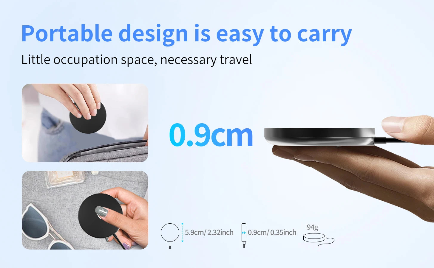 15w Maxsafe Wireless Pad Fast Charging Type-c Magnetic Car Wireless Charger For iPhone 14 13 16 15 Pro XS Max Mini X XR