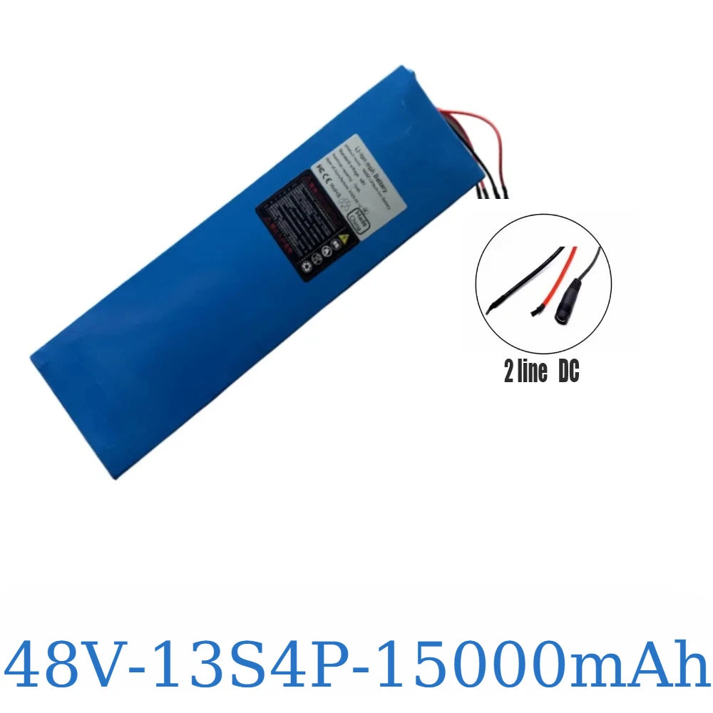48V 13S4P 15AhElectric scooter battery equipped with BMS protection system,suitable for Kugoo M4/M4Pro/MaxSpeed series batteries
