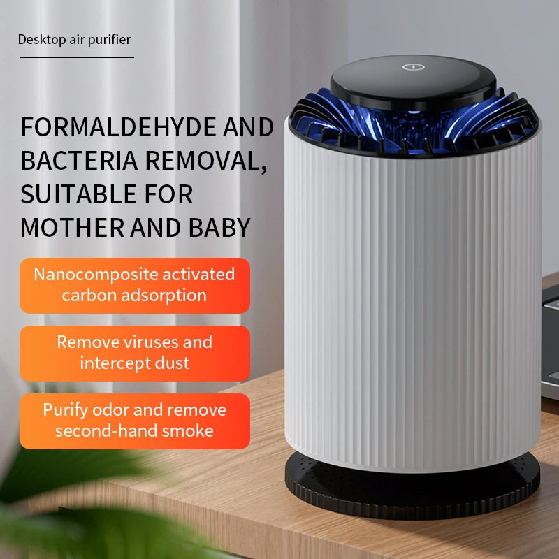 New Air Purifier For Removing Second-hand Smoke Mother And Baby Grade Pet Air Purifier Small Appliances Activated Carbon Filter