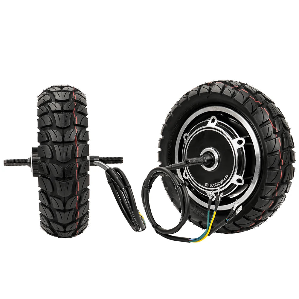 Electric Scooter Motor Folding Scooter Wheel Shared for Dual Drive Motor, 10 inch, 48V, 1000W, 60V, 1200W, 1500W, 50 km/h