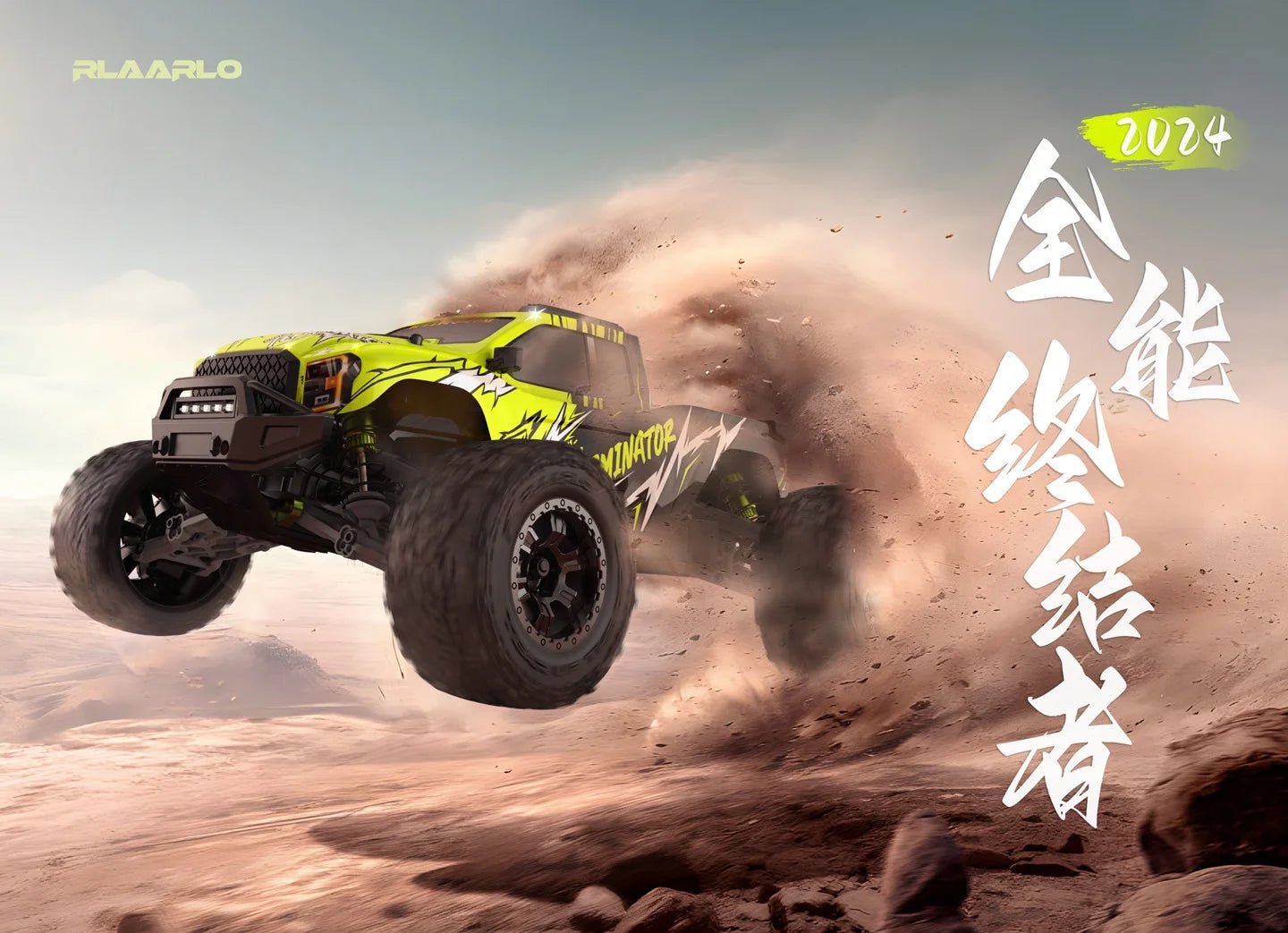 V2 Omni Terminator RC Remote Control Truck 4WD Off Road High Speed Electric Racing Toy Car For Kids Outdoor Adventure Gift