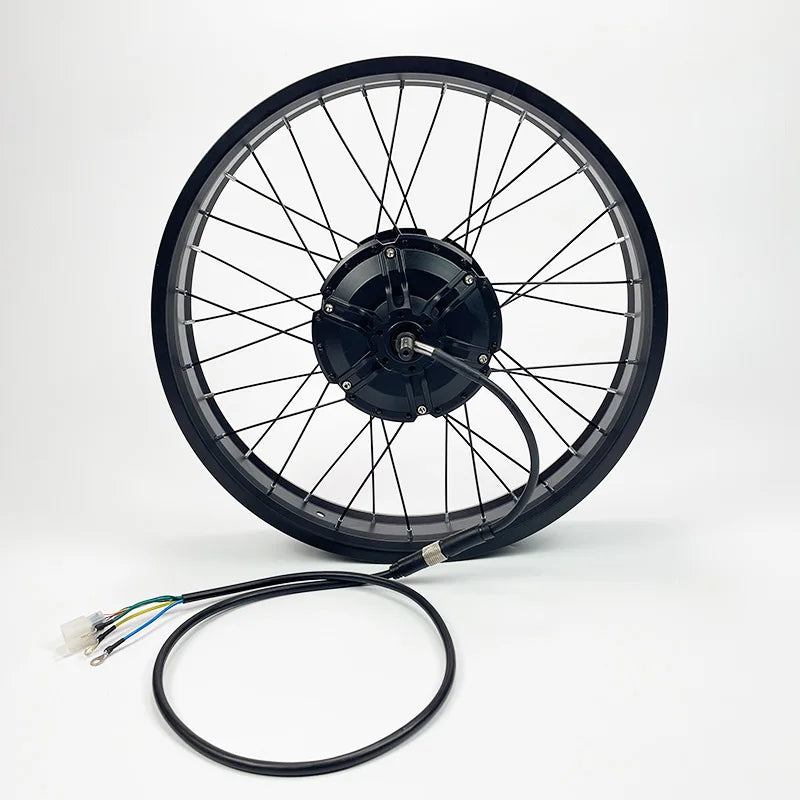 Super73 E-Bike Conversion Kit 20x4.0 Fat Tire 500W/1000W Hub Motor Front Rear Wheel Set for Snow Bike Upgrade