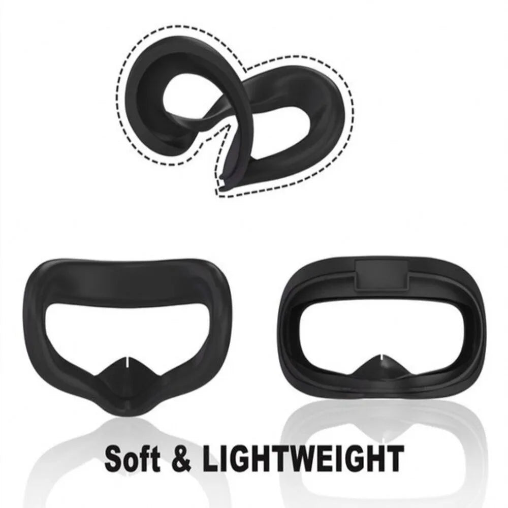VR Headset Face Silicone Cover Cushion Soft Pads For Oculus Quest 2 VR Accessories
