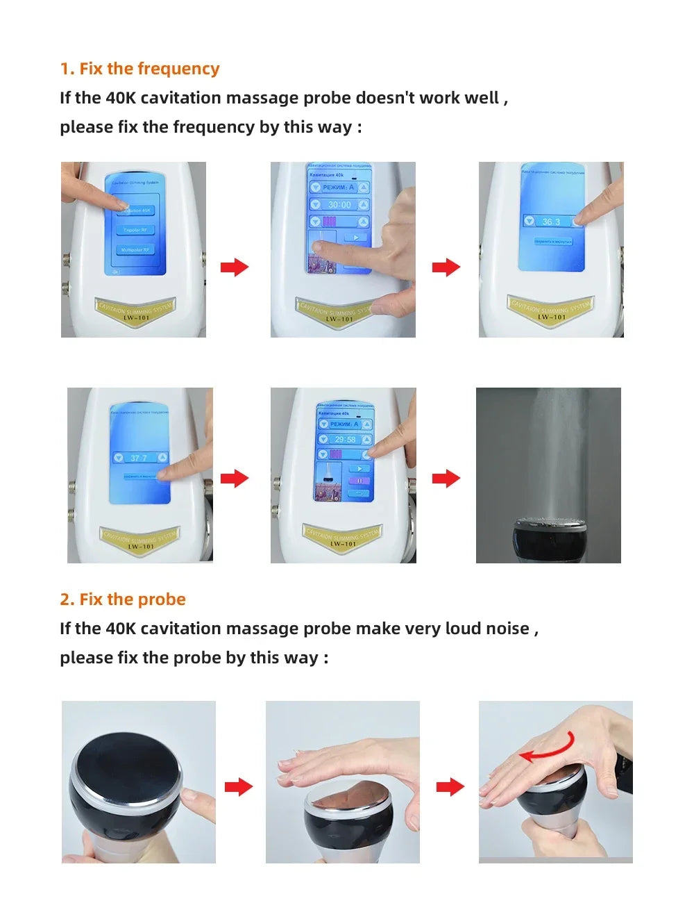 Moonic 3in1 Slimming Massage Cavitation Machine Multifunctional Equipment Facial Body Tightening Lifting Skincare Tool