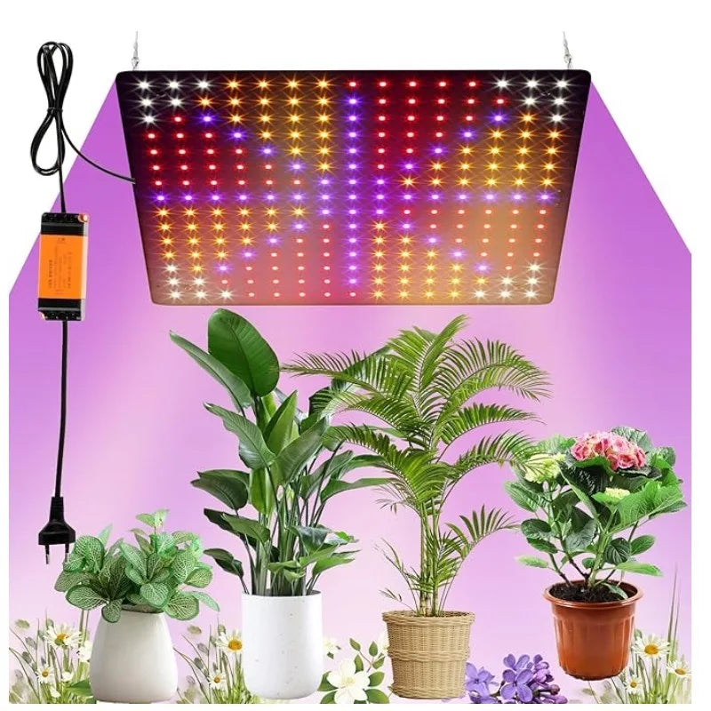 40W LED Grow Light Full Spectrum Phyto Lamp for Indoor Grow Tent Plants Growth AC85-240V Universal Voltage