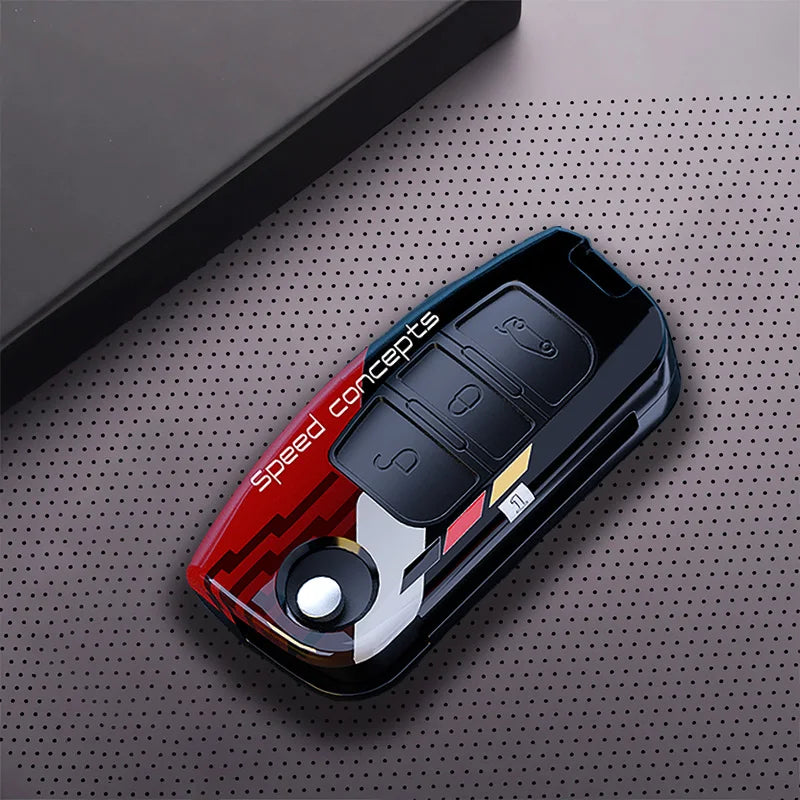 Car Key Case Cover For Ford Fiesta Focus Mondeo Falcon B-Max C-Max S-Max Eco Sport Galaxy Territory Keyless Shell Fob Protector