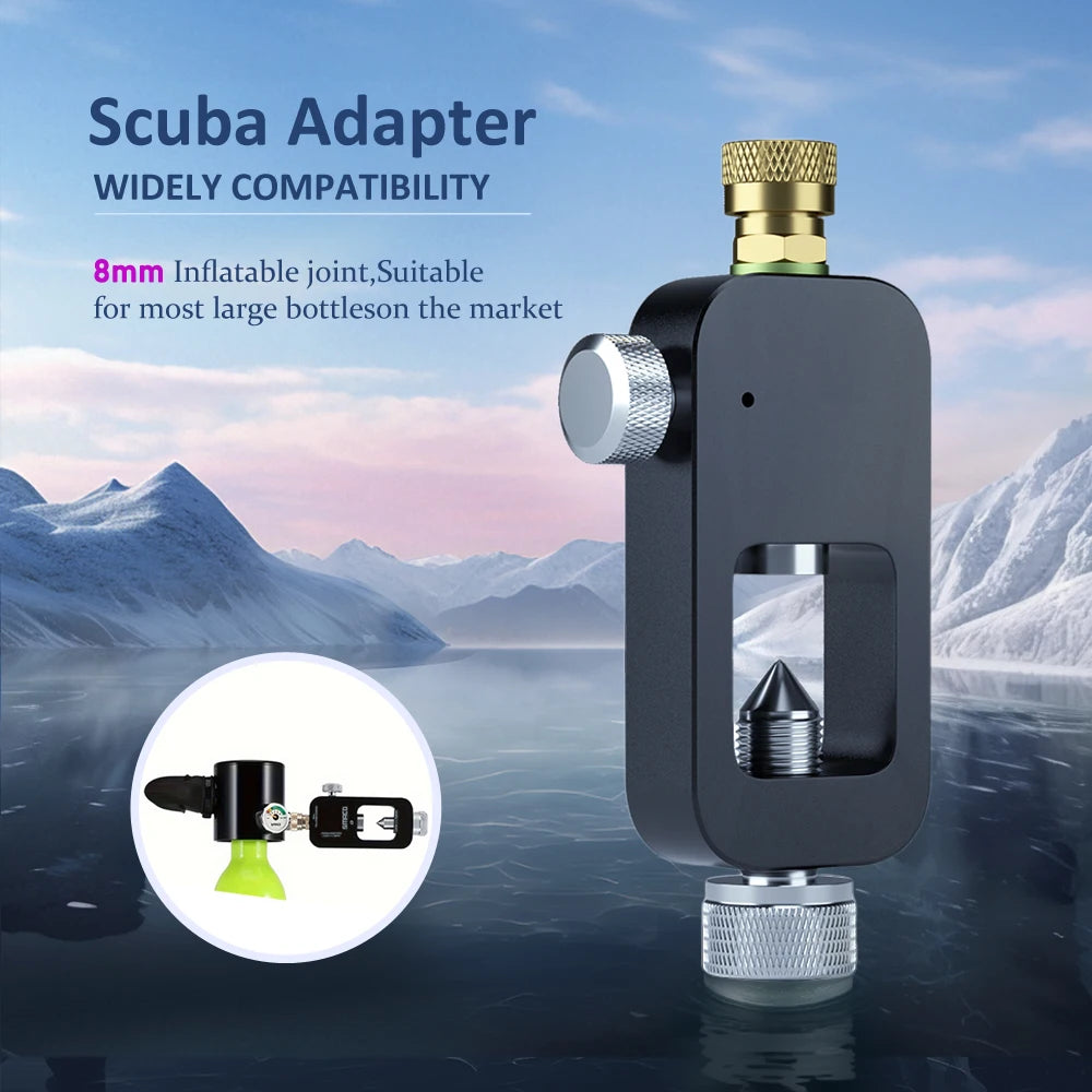 SEBIger 0.5L Diving diving tank Set and Full Face Mask for Beginner Swimmers,5-10 minutes underwater,Reusable,outdoor traveling