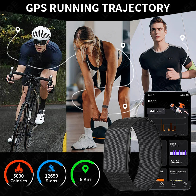 2025 New Smart Watch For Men Women Fitness Sport Smart Bracelet Heart Rate Blood Oxygen Health Monitor Waterproof Smartwatch Men