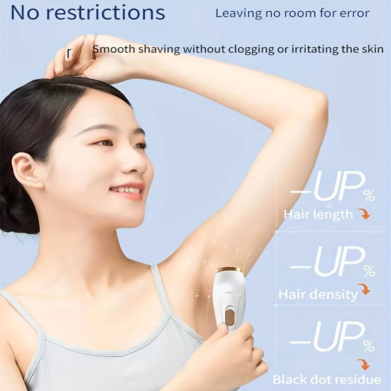 Ladies 3-in-1 electric hair removal set Portable Hair Removal Device Multi Functional Shaver Painless Remove Hair Multi Head