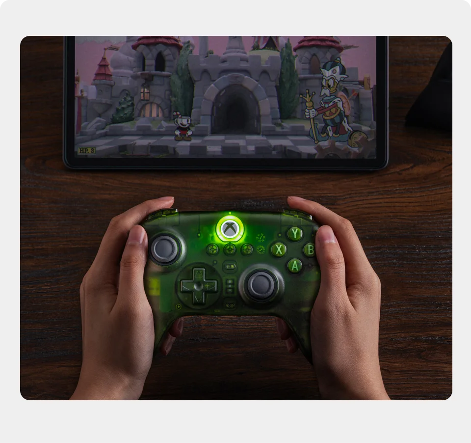 8BitDo Ultimate 3-mode Gaming Controller for Xbox, Hall Effect Joysticks, Compatible Windows, and Android - Jade