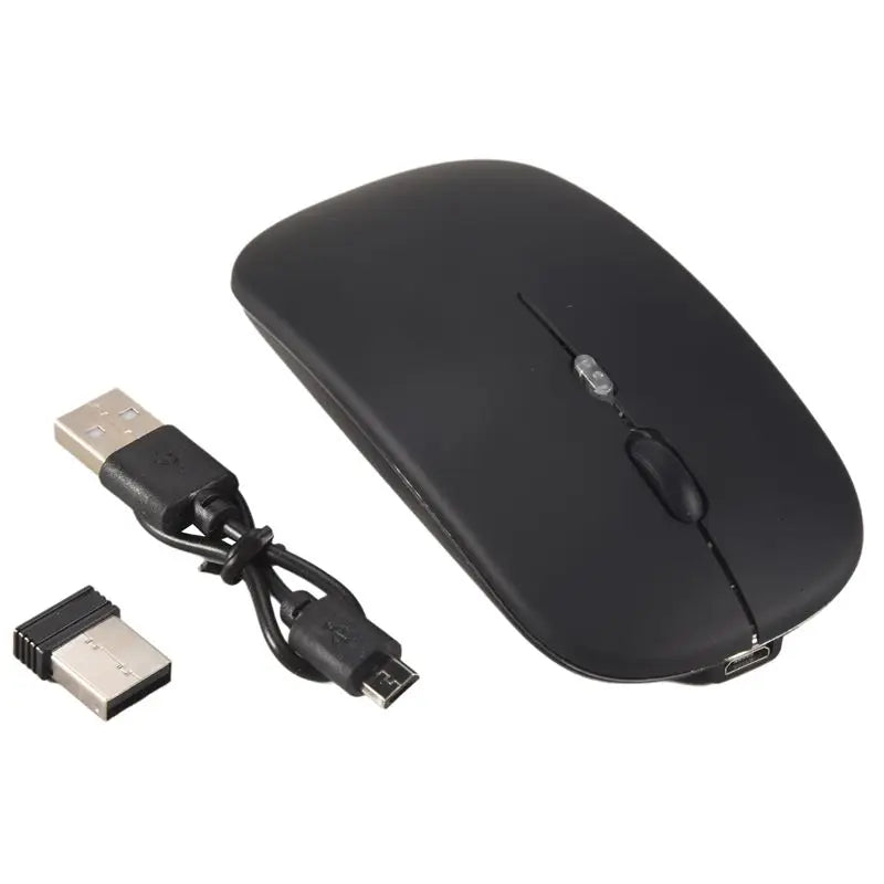 Hot Trend-Wireless Mouse Bluetooth 5.1 Rechargeable LED Silent Mouse USB Optical Ergonomic Gaming 2.4G Wireless Backlite
