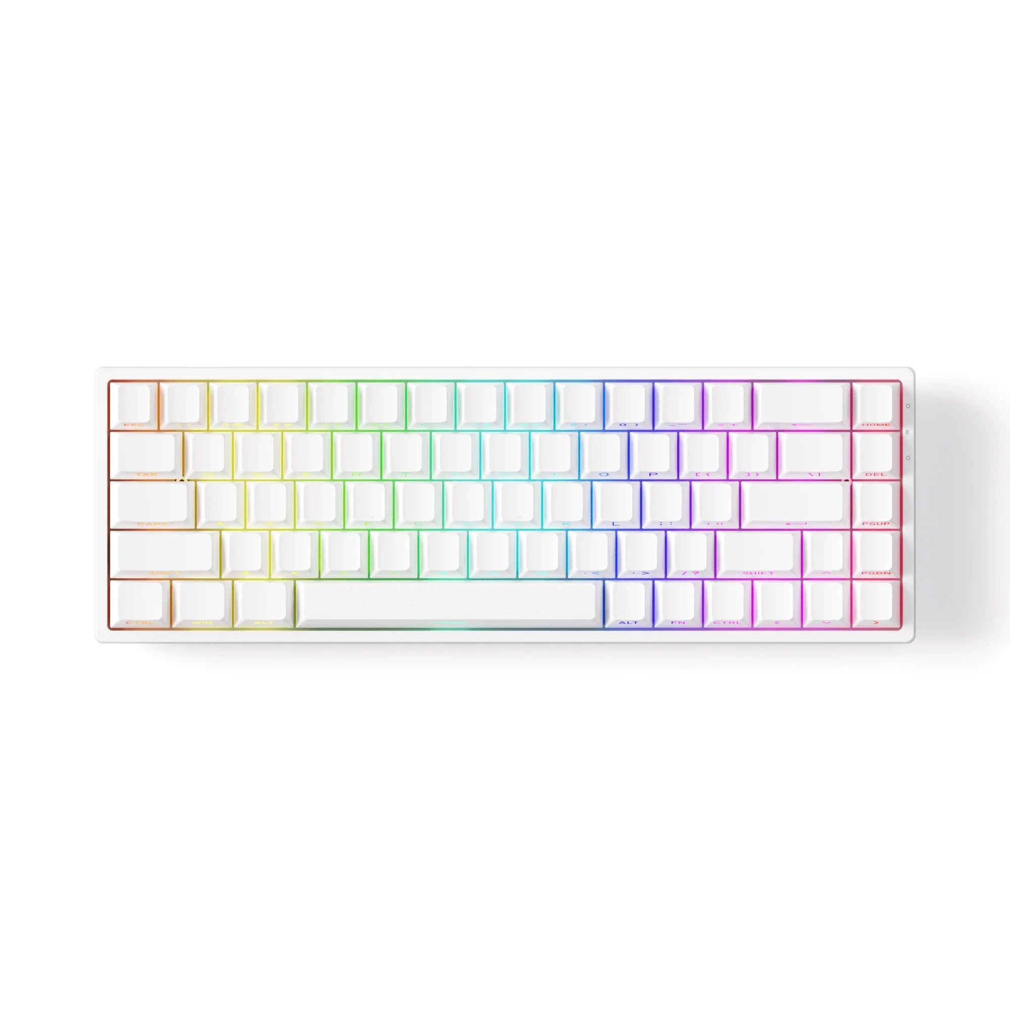 MonsGeek FUN68 HE Mechanical Keyboard 65% Magnetic Switch Rapid Trigger 0.005mm 8K ARGB Type-C/2.4g&BT Wireless Gaming Keyboard