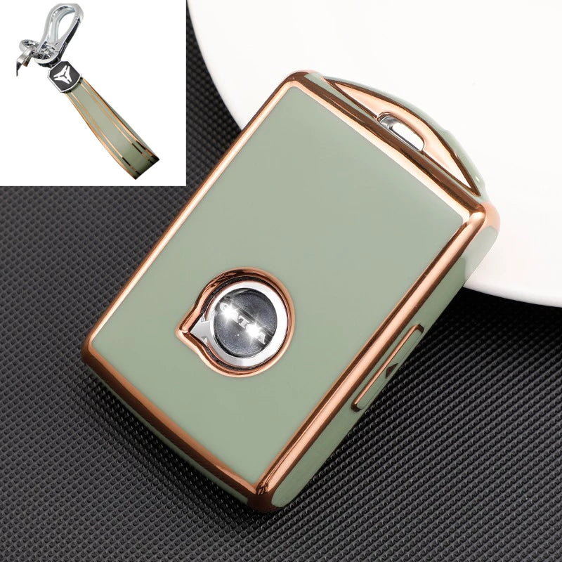 Car Remote Key Fob Case Cover for Volvo S60 S90 V90 XC40 XC60 XC90 Key TPU Protective Shell Premium Accessory