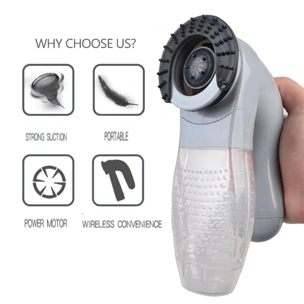 New Pet Cat Dog Hair Fur Remover Grooming Brush Trimmer Comb Electric Vacuum Cleaner Hair Sucker Dog Accessories Beauty Tools