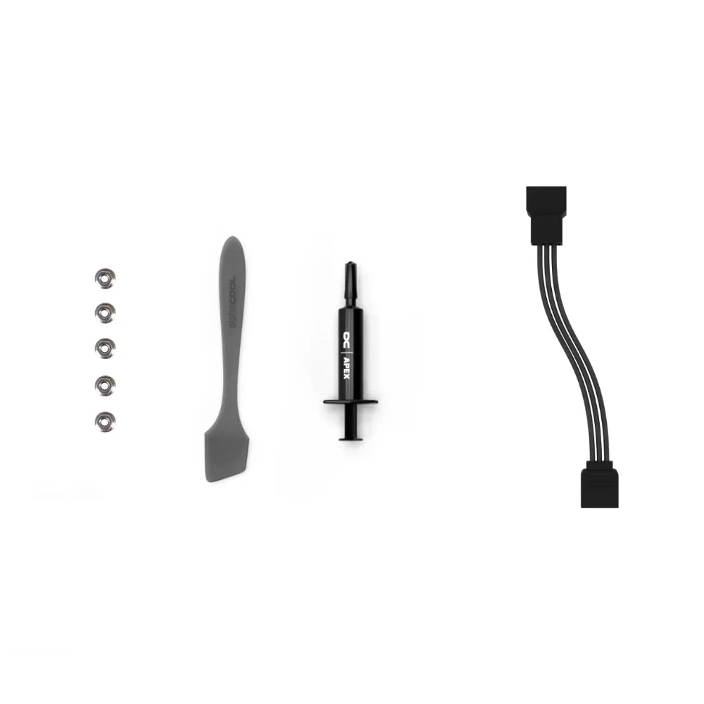 Alphacool Apex 1 CPU Water Block Serve For AMD AM5, Processor Cooler Fully Covers The Entire socket and CPU