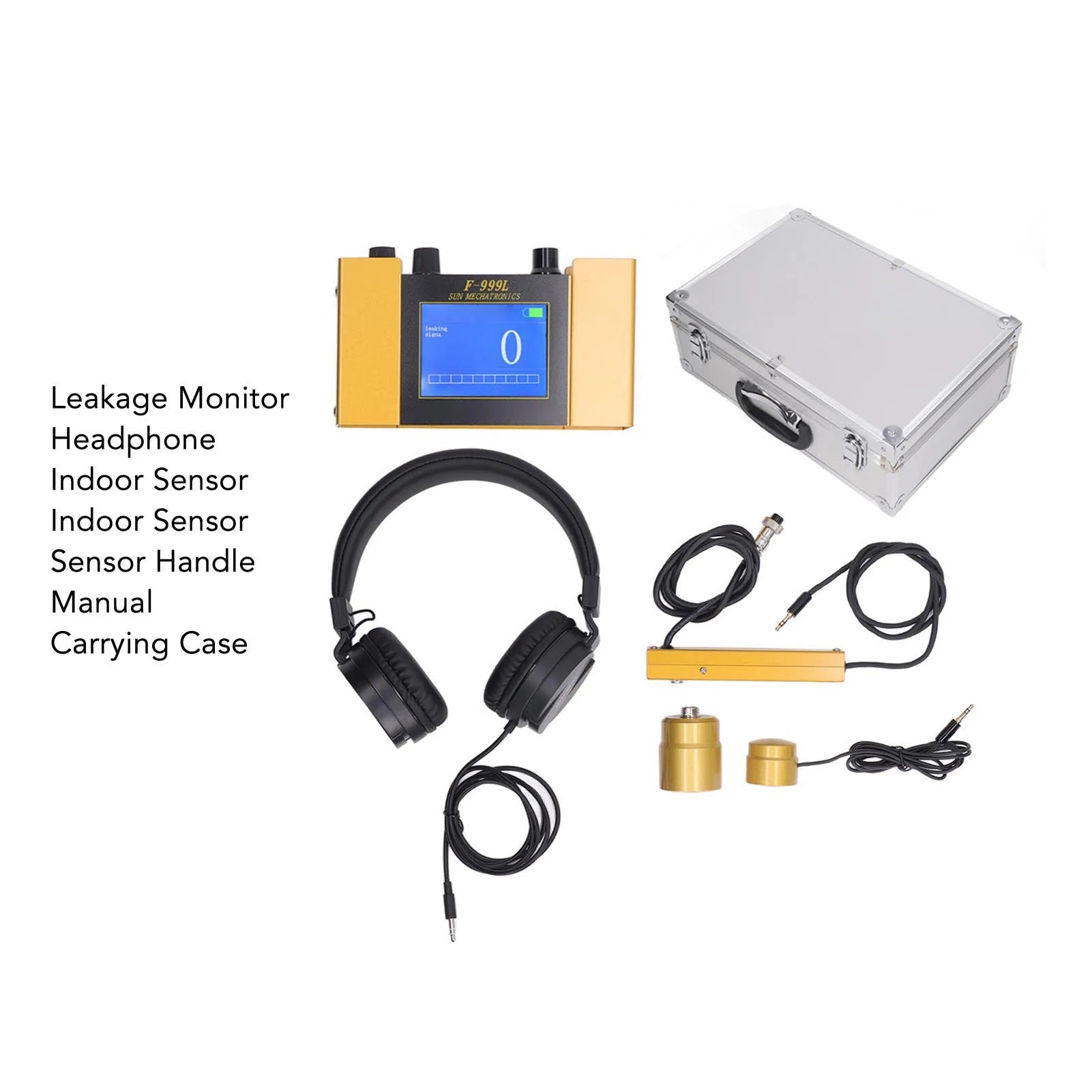 Water Monitor Multiband Monitoring Leakage Monitor with Digital Display for Water Pipe Floor Heating Pipe Water Leak Detector