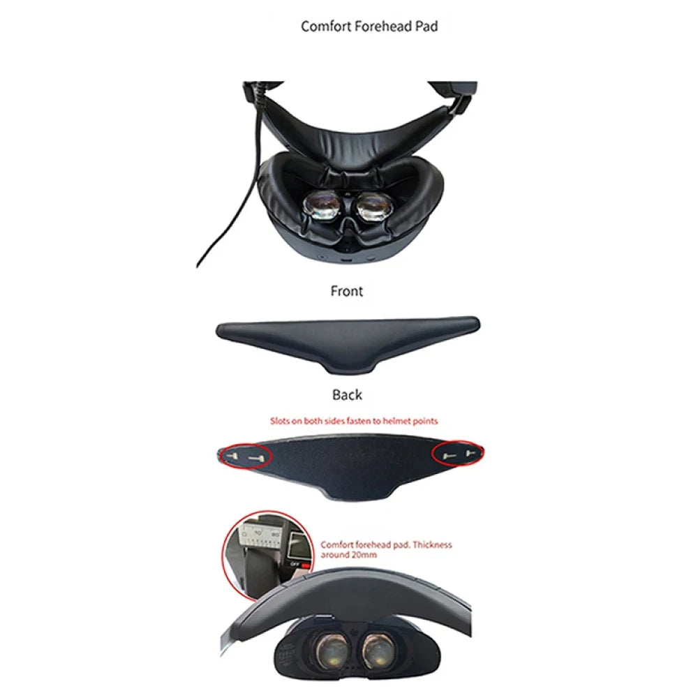 For P SVR2 VR Headset Top Semicircle Headband/Comfort Forehead Pad For P SVR 2 Head Strap Game Accessories Parts