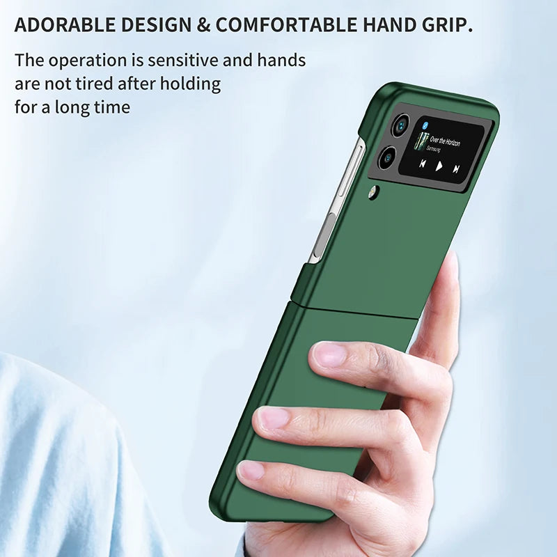 Magnetic Wireless Charging Case for Galaxy Z Flip5 4 3 Magsafe Case Anti Fingerprint Shockproof Cover Case Flip6