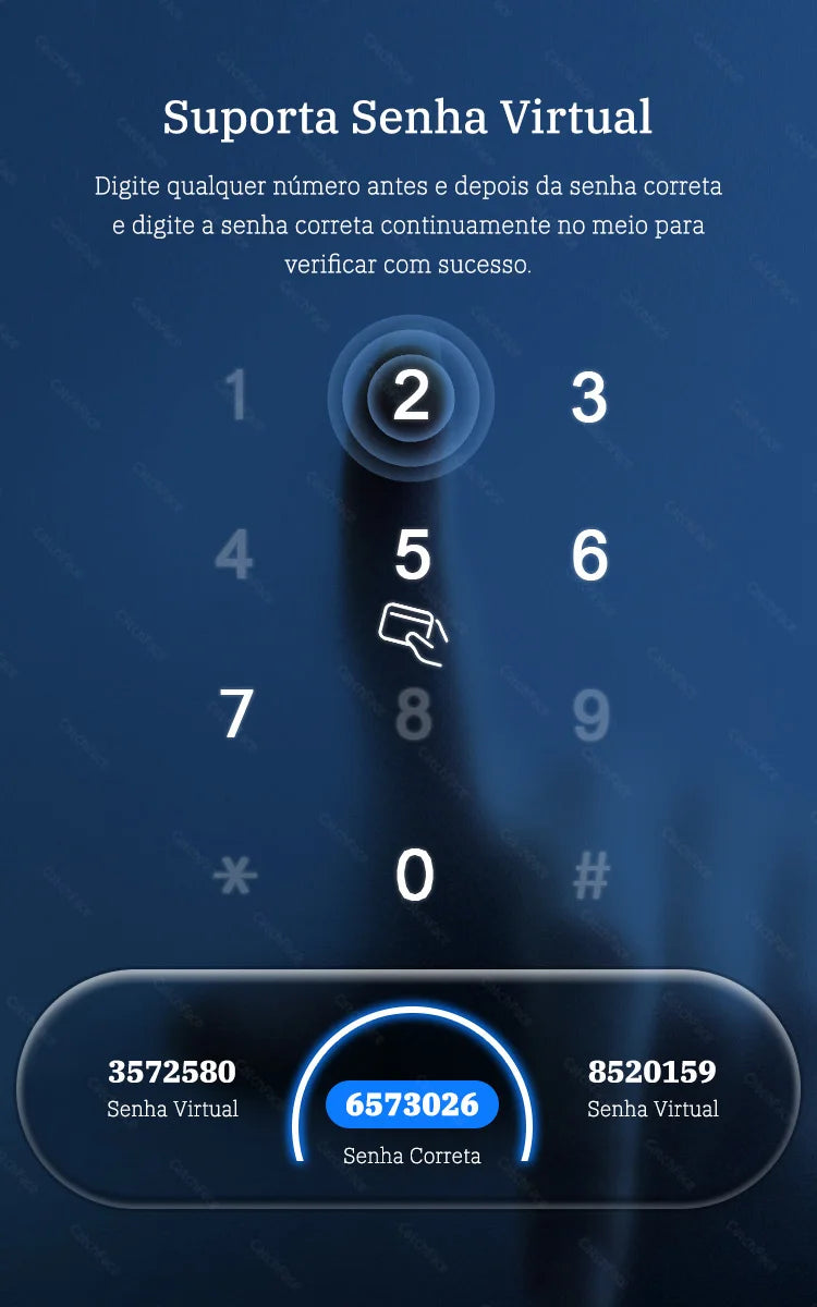 Brazil Tuya Smart Door Lock Portuguese Voice Digital Electronic Lock WIFI APP Fingerprint Password RFID Unlock For Home