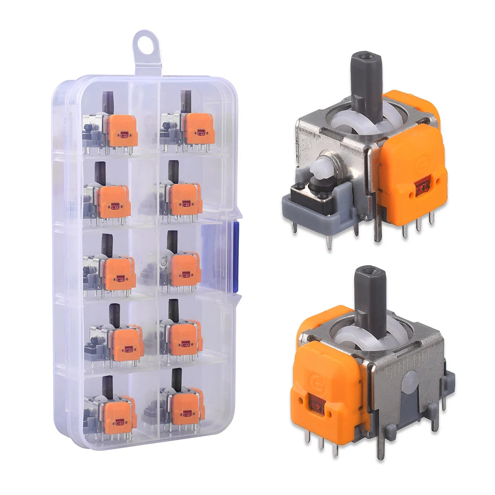 10/2PCS Hall Electromagnetic Joystick High Precision No Drifting Hall Effect Thumb Stick Joystick Rocker Module for PS4/PS5/Xbox