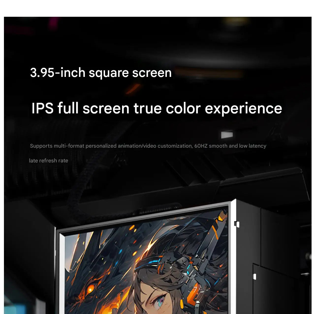 Thermalright PEERLESS VISION 360 UB ARGB All-In-One Liquid CPU Cooler, DIY Theme/With 3.95-Inch Display for LGA 1851/AM5/AM4