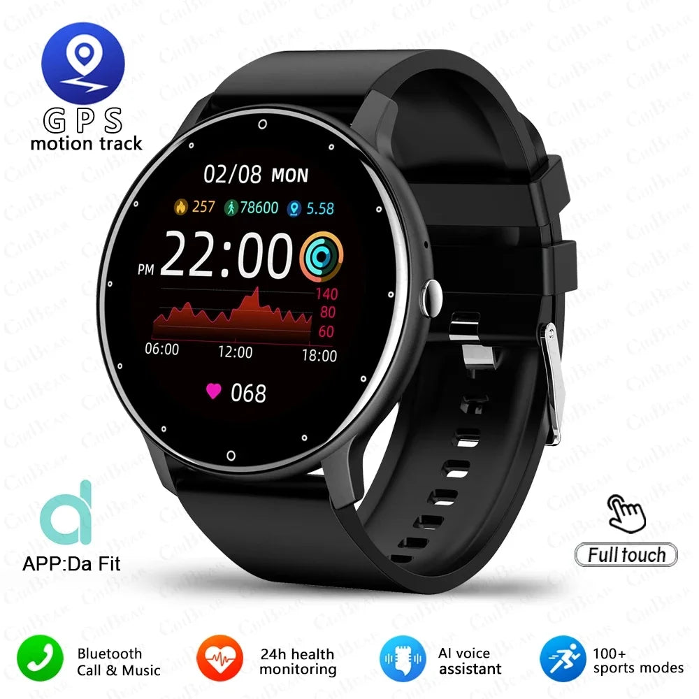 2025 New Ultra Light Smartwatch New Smart Watch Men Sports Fitness Watch Heart Rate Full Touch Screen Bluetooth Call