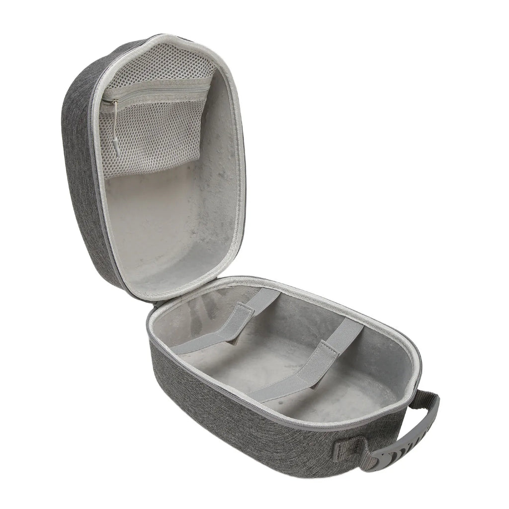 Portable VR Headset Travel Case EVA Gray Anti Fall Portable VR Carrying Case for PS VR2 Headset with Lens Protector Cover Case