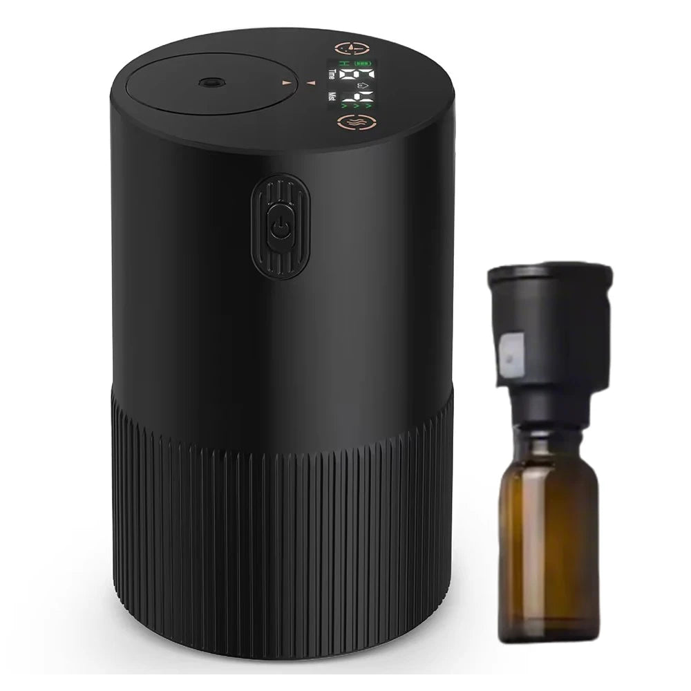 Portable Oil Diffuser Aroma Diffuser Car Air Freshener Electric Essential Oil Diffuser Mini Humidifier Scent Machine For Home