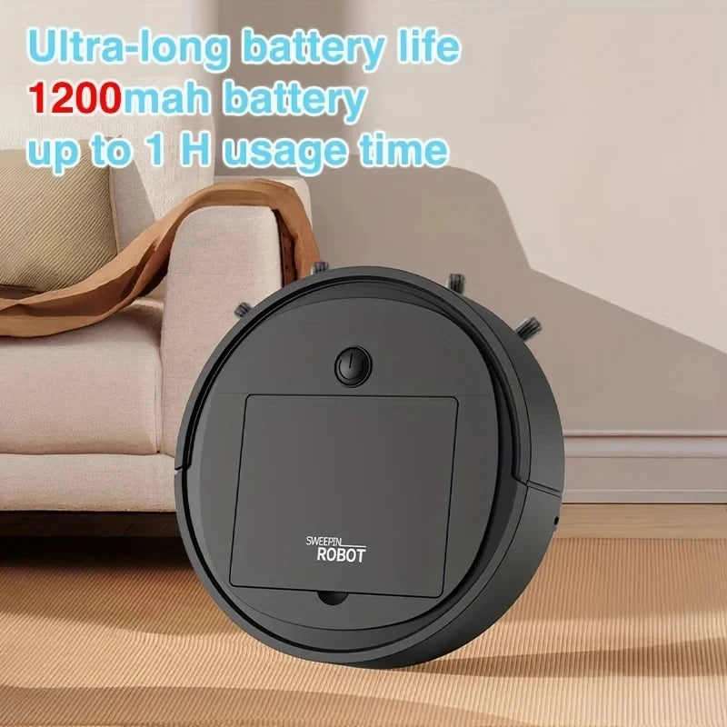 3-in-1 Smart Sweep Robot 4000pa Suction Power Fully Automatic Home Cleaning Machine USB Charge Smart Vacuum Cleaner