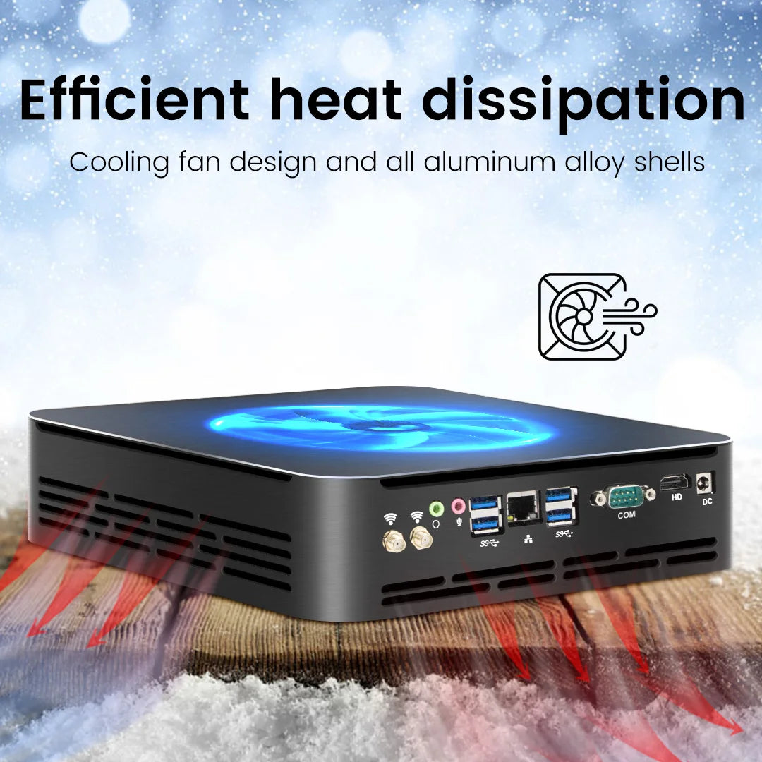 MSECORE Intel Core i3i5i7 Mini PC Gamer Windows 10 Portable PC Office Desktop Computer HTPC MINIPC Barebone System Linux WiFi HD