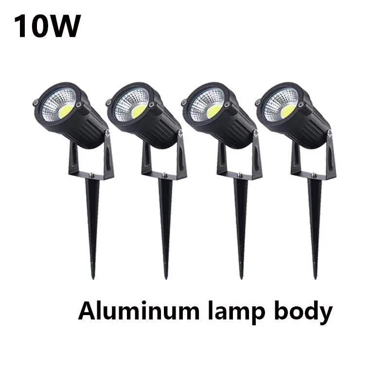 LED Garden Lawn Lamp 5W 10W 15W Outdoor Waterprof IP65 220V110V12V24V Landscape Spike Bulb Garden Path COB Lawn Spotlights