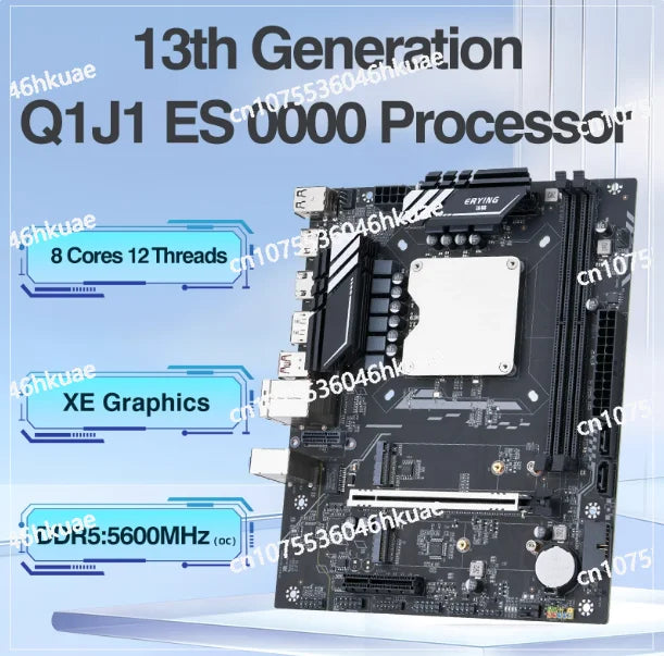 Factory a lot of stock! 13th generation Q1HY main board CPU set i9 13900 desktop computer DIY game office DDR5/Q1J0/i5/i7/i9