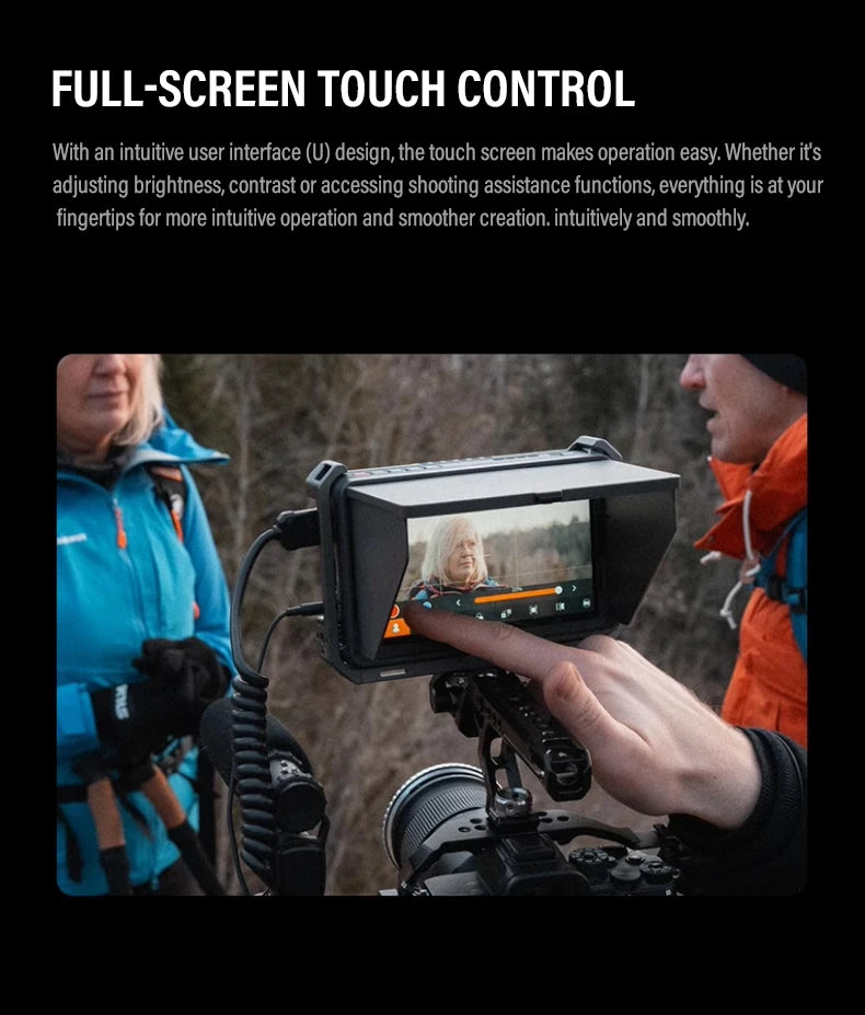 Viltrox DC-X3 DC-X2 4K Monitor Touch Screen Touch Screen Profissional 1080P Photographic HD FHD Portable Camera Monitor