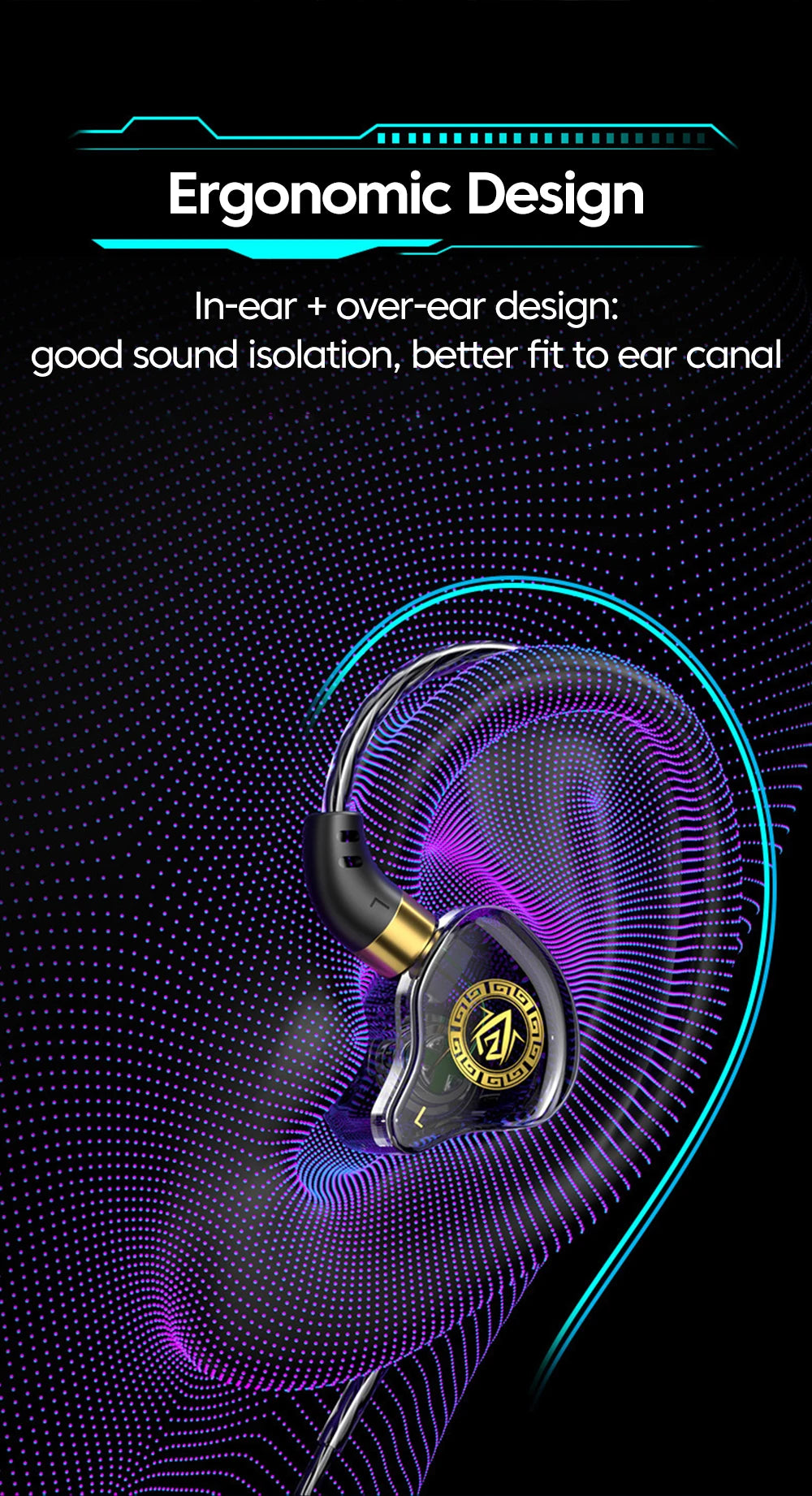 Elough Headset Gamer Headphones Wired Earphone Gaming Earbuds With Mic For Pubg CSGO Casque Phone Tablet Laptop Universal Game