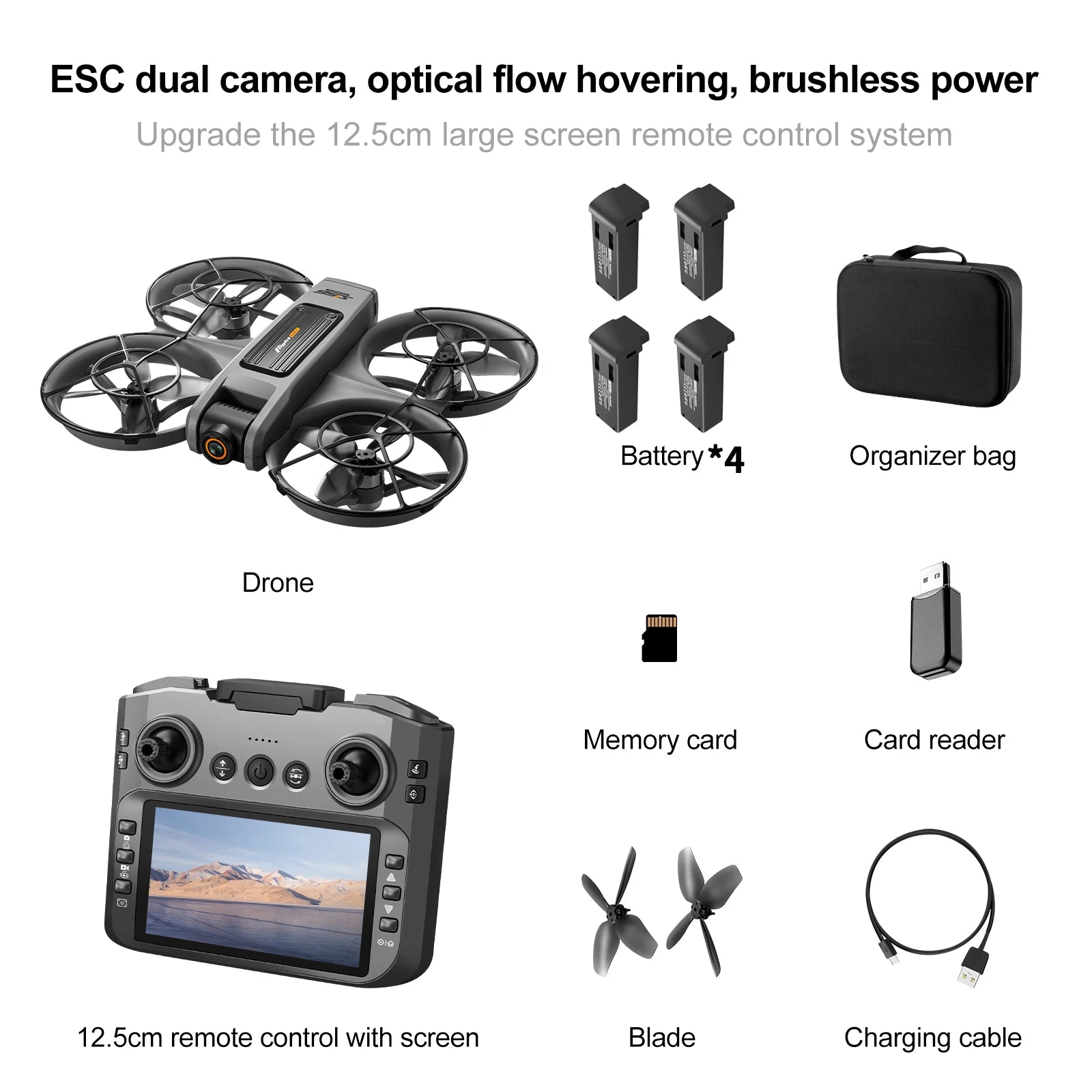 2025 S156 PRO Drone 8K HD Aerial Photography Dual-Camera Dron with Screen Omnidirectional Obstacle Avoidance Drone RC Toy Gift