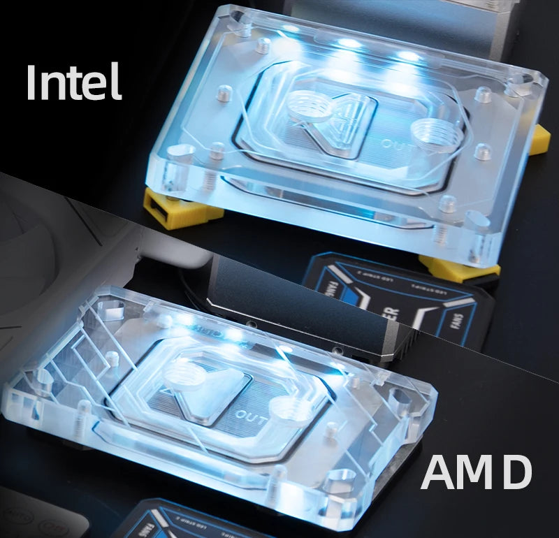 Syscooling DIY PC Water liquid Cooling Fan Kit Heat Sink kit for CPU hard tube water cooling kit