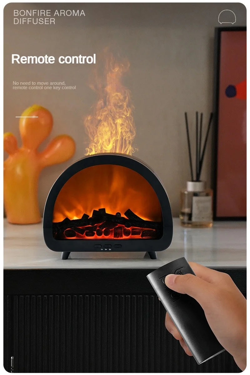 Aroma Essential Oil Diffuser Humidifier 200ML Ultrasonic Cool Mist 12-Color Changing Night Light with Remote for Home Use
