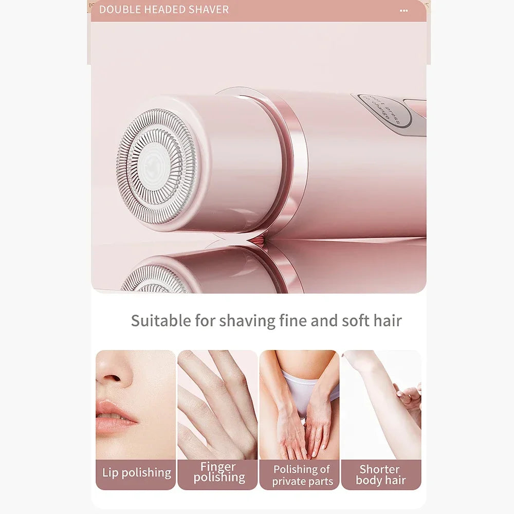 Electric hair trimmer for women 2-in-1 Electric razor Body hair trimming tools Hair removal tools Body shaver