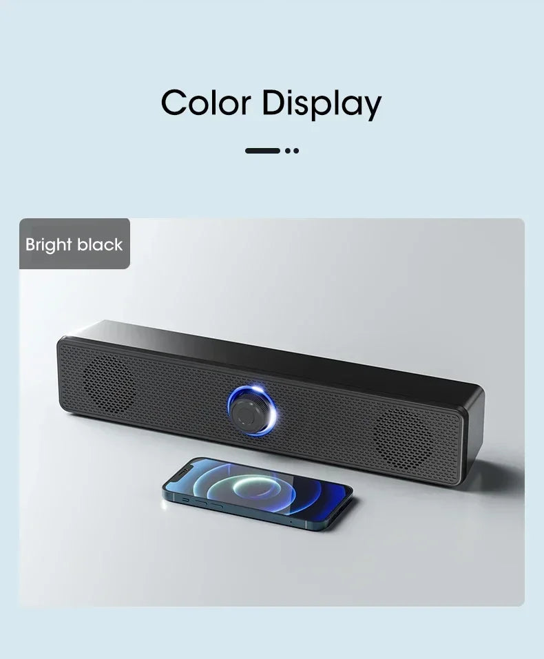 Computer Desktop High-quality 4D Surround Speaker Bluetooth Wired Dual-purpose High-volume Microphone Two-in-one Speaker