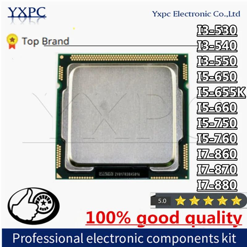 I3-530 I3-540 I3-550 I5-650 I5-655K I5-660 I5-750 I5-760 I7-860 I7-870 I7-880 CPU