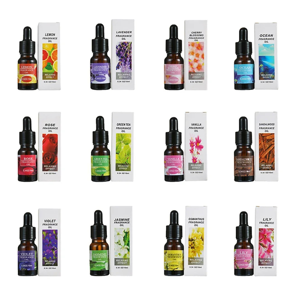 10ML Essential Oils For Humidifier Diffuser Aroma Fragrance Oil DIY Making Candles Cars Air Fresheners Flavoring Oils