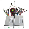 Dual drive 36/48/60V 800/1000W BLDC Electric scooter controller E-bike 2 pcs brushless speed driver and 1Pcs LCD Display one set