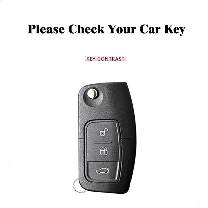 Car Key Case Cover For Ford Fiesta Focus Mondeo Falcon B-Max C-Max S-Max Eco Sport Galaxy Territory Keyless Shell Fob Protector