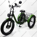 New Electric Tricyle Adult Electric Bicycle 24Inch Fat Tire 750W15AH Mobile Battery Mountain Ebike 3Wheel Electric Cargo Bike