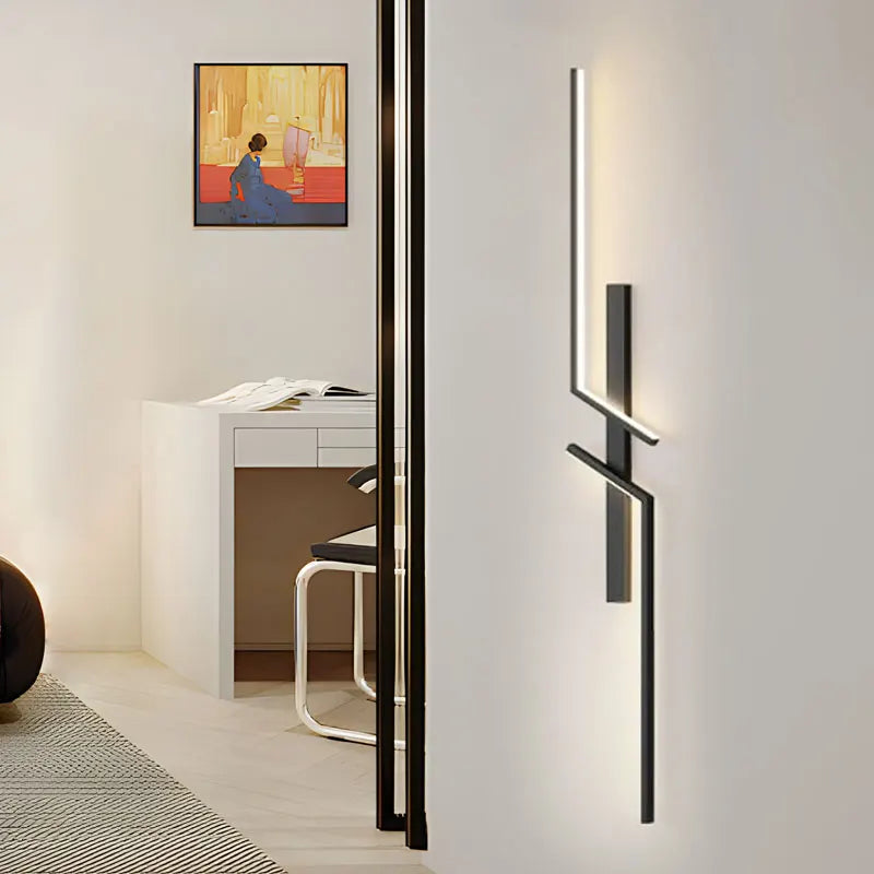 Long Strip LED Wall Lamps for Bedroom Living Room Indoor LED Wall Lights Wall Sconce for Corridor Aisle AC85-265V Interior Lamp