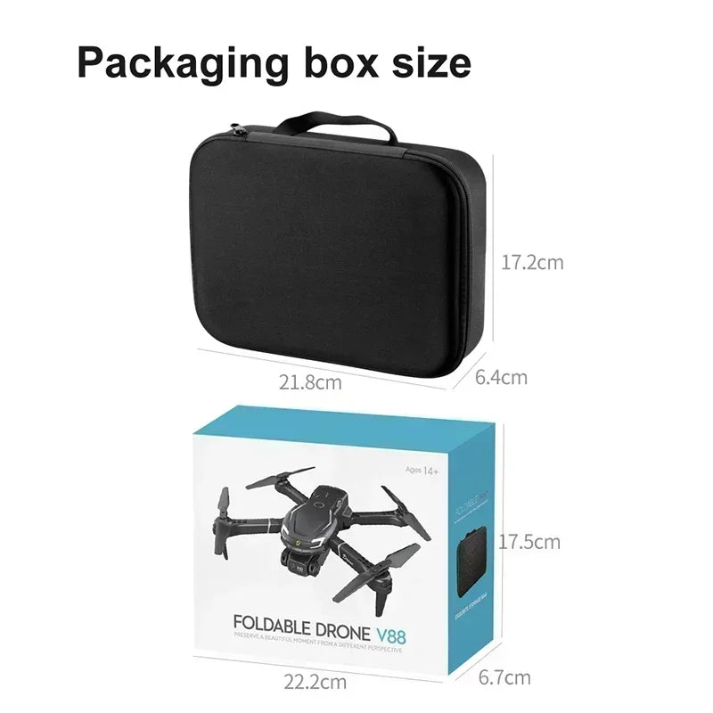 Drone V88 8K 5G Professional HD Dual Camera Aerial Photography 15000M Remote Control Aircraft Folding Quadcopter 2026 New